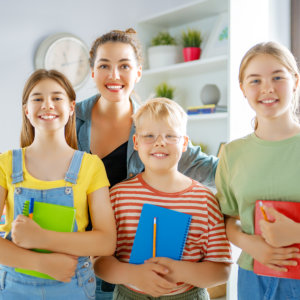 group of people standing