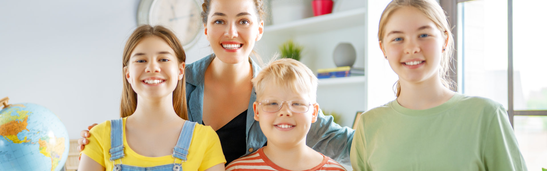 group of people smiling